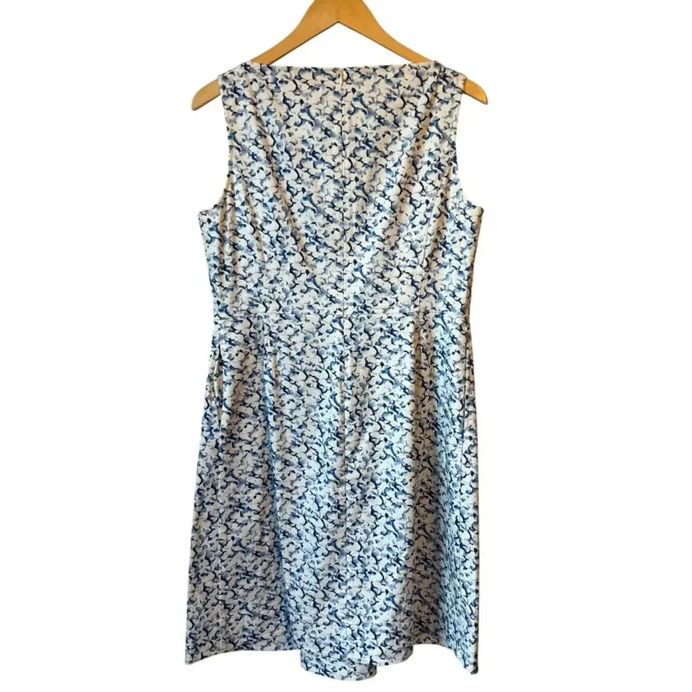 St. John Collection Printed Midi Dress NWOT Size 10